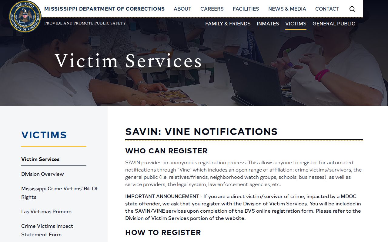 MS SAVIN Amite County release notification event information